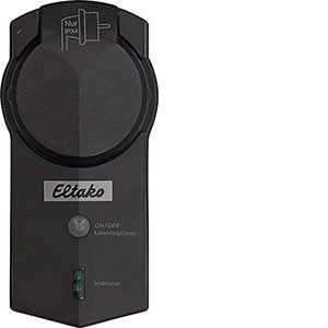 Eltako - Bussystem-Schaltaktor Außen-Steckdosen-Schaltuhr ASSU-BT/230V BT 1 Schließer 16A
