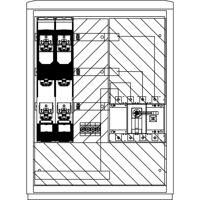 Elsta Mosdorfer - Zähler-Komplettschrank Wandlerschrank Freiluft WS814.N5.T2S31 WS A850-1 N5