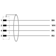 Phoenix Contact - Konfektioniertes Sensor-Aktor-Kabel Sensor-/Aktor-Kabel SAC-4P-M8MR/#1406015 − 50 Stück