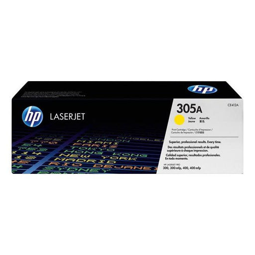 HP - Verbrauchsmaterial für Telefax/Drucker/MFC Lasertoner CE412A ge 2.600 Seiten,gelb
