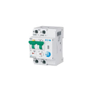 Eaton - Kombination FI-Schalter/Leitungsschutzschalter mit Zusatzeinrichtung Brandschutzschalter AFDD-6/2/C/001-G/A 2p,C,6A,10mA,TypG/A