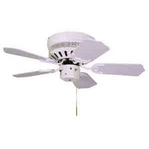 DeKo - Umluftventilator Deckenventilator BC 832 Liane-Mini weiß/weiß