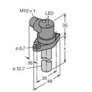 Turck - Induktiver Näherungsschalter Sensor BI2-CRS26 #4570890 induktiv