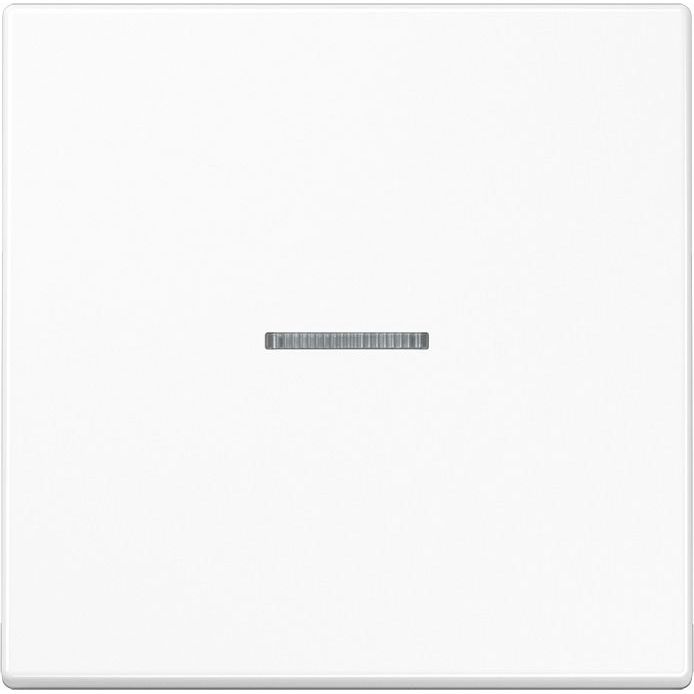 Jung - Abdeckung/Bedienelement für Installationsschalterprogramme Wippe Lichtleiter aws LS 990 KO5 WW für Schalter/Taster