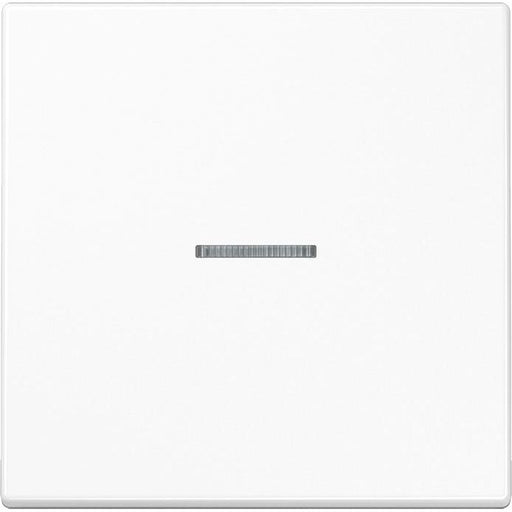 Jung - Abdeckung/Bedienelement für Installationsschalterprogramme Wippe Lichtleiter aws LS 990 KO5 WW für Schalter/Taster