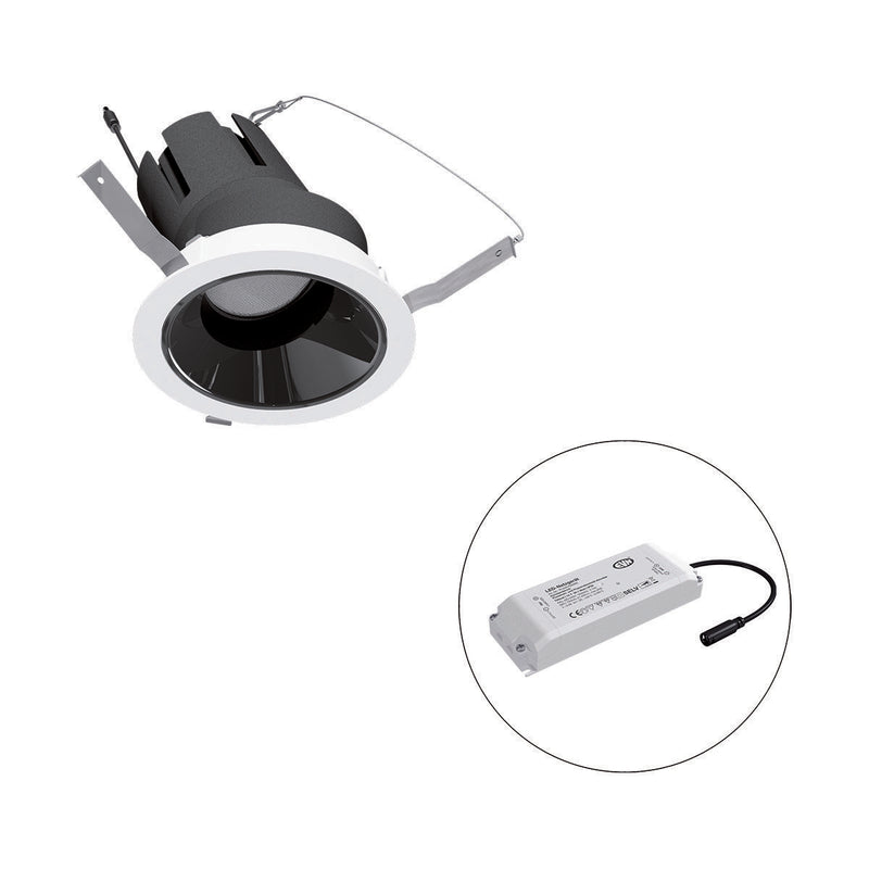 EVN Lichttechnik - Downlight/Strahler/Flutlicht LED-Einbauleuchte modular F01R09AM2530L38P Konfigurationstype