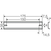 Hensel - Tragschiene DK TS 16 XXmm für KF16