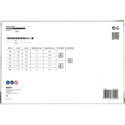 Bosch - Bohrer-Set PRO Wood 2607019322 Holzschlangenbohrer