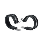 HellermannTyton - Befestigungsschelle für Kabel/Rohre Befestigungsschelle ALU23C-AL/CR-BK (50) Alu natur/schwarz − 50 Stück