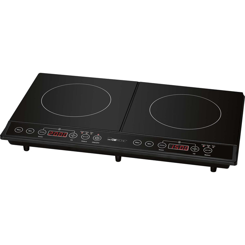 CLATRONIC - Kochfeld Doppelkochplatte CTC DKI3609 sw Clatronic,Induktion − 2 Stück