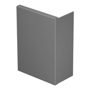 OBO Bettermann - Endstück für Leitungsführungskanal Endstück WDK HE80210GR 80x210mm, PVC − 10 Stück