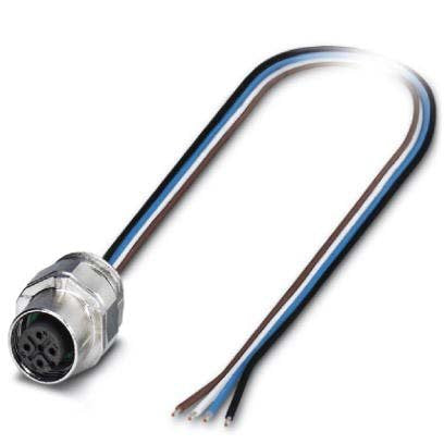 Phoenix Contact - Rundsteckverbinder, feldkonfektionierbar (Industriesteckverbinder) Einbausteckverbinder SACC-EC-FS- #1523447 Sensor-/Aktor-Wandd.