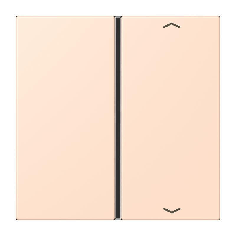 Jung - Abdeckung/Bedienelement für Installationsschalterprogramme Taste 1fach m. Pfeilsymb. LC 401 TSAP 228 rose pale