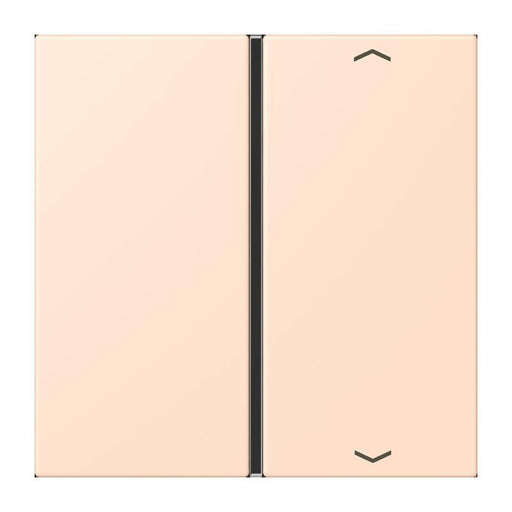 Jung - Abdeckung/Bedienelement für Installationsschalterprogramme Taste 1fach m. Pfeilsymb. LC 401 TSAP 228 rose pale