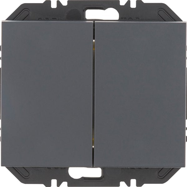 Berker - Bussystem-Hand-/Wandsender Modul m. Wippe 2f 24127106 K.1 anthr