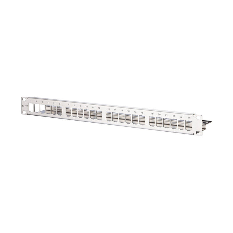Metz Connect - Frontpanel/Patchpanel leer (Schaltschrank) 19Z Modulträger 130921-00-E 1HE Edelstahl-leer