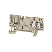 Weidmüller - Durchgangs-Reihenklemme Klemme APGTB 1.5 FT 3C/1 PUSH IN, 1.5 mm² − 50 Stück