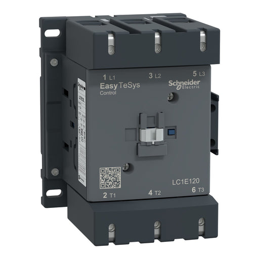 Schneider Electric - Leistungsschütz zum Schalten von Wechselstrom Leistungsschütz Easy TeSys LC1E120M6 3P 120A 220VAC 60Hz