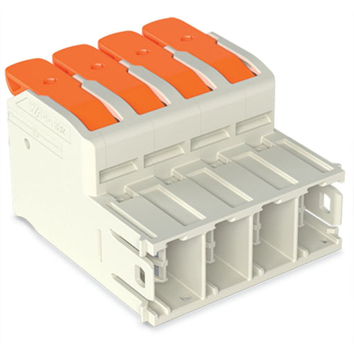 WAGO GmbH & Co. KG - Ein- und mehrpolige Klemmenleiste 1-Leiter-Stiftleiste 832-1204/000-9034 PushinCAGECLAMP,lgr − 20 Stück