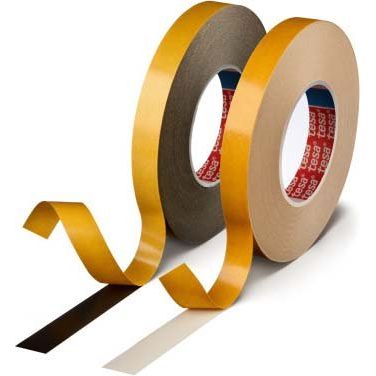 Tesa - Klebeband Tesafix doppelseitig 04957-ws 25x25 weiß 25m x25mm PE-S. − 12 Stück
