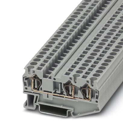 Phoenix Contact - Durchgangs-Reihenklemme Durchgangsreihenklemme ST 4-TWIN BK − 50 Stück