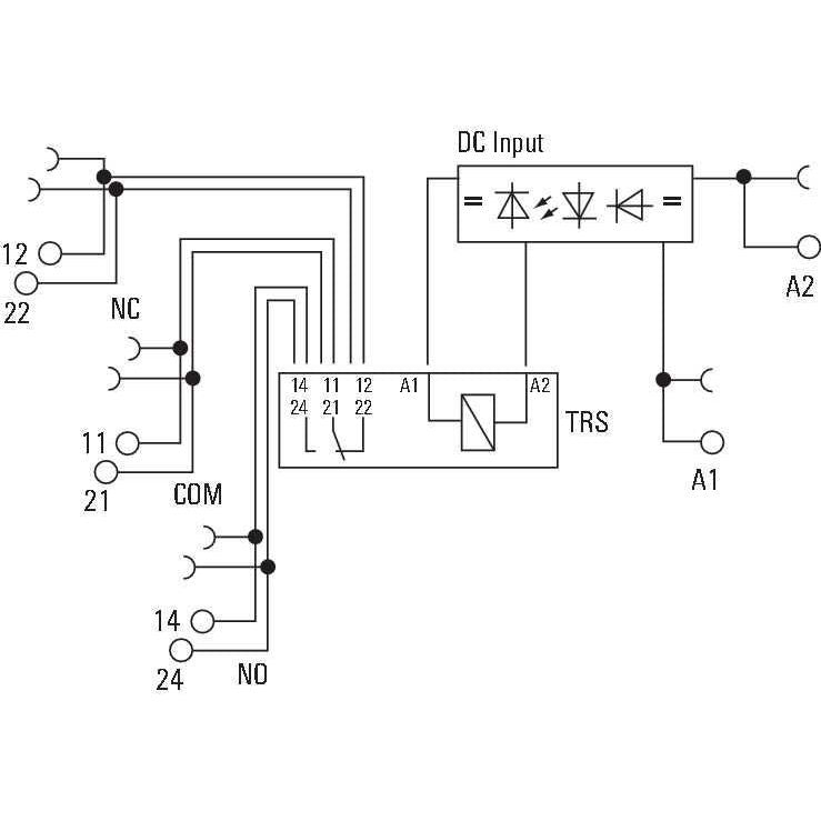 Weidmüller - Schaltrelais TRS 24VDC 2CO Termseries − 10 Stück