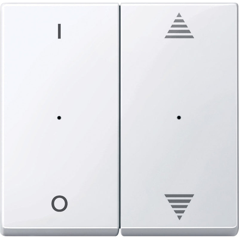Schneider Electric - Bussystem-Tastwippe Wippe Tastermodul 2fach MTN619525 Aufdruck 1/0