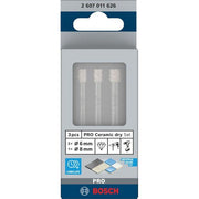 Bosch - Bohrkronenset PRO Ceramic dry 2607011626 Bohrer-Set 6 x 66 6