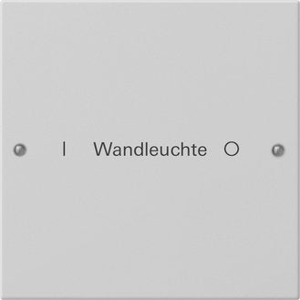 Gira - Bussystem-Tastwippe Wippenset 1-f. 2201015 beschr. grau lack