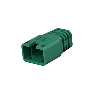 Telegärtner - Knickschutz Knickschutztülle 100001220 f.RJ45-Steck.ges, gn − 100 Stück