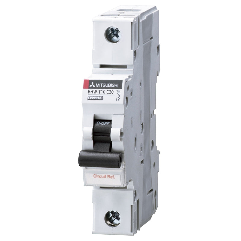 Mitsubishi Electric - Leitungsschutzschalter Sicherungsautomat BHW-T10 1P Type D 2A 1-polig