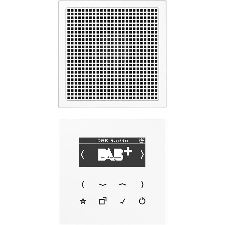 Jung - Radio Smart DAB+ Digitalradio DAB LS1 WW Set Mono 1LS