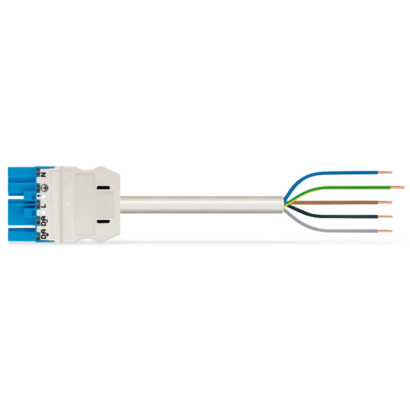 WAGO - Konfektionierte Leitung für steckbare Gebäudeinstallation konfekt. Anschlussleitung 771-9985/206-602 Eca,Stecker