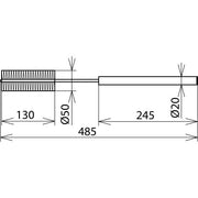 DEHN - Zubehör/Ersatzteile für Sicherheitsgeräte Reinigungsbürste RB 40 NS f. Set Teile D 40mm