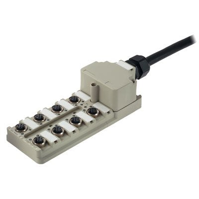 Weidmüller - Passiver Sensor-/Aktor-Verteiler (mit Leitung) Sensor Aktor Verteiler SAI SAI-8-MF 5P PUR 5M