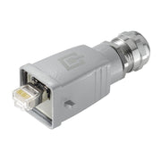 Weidmüller - Modularer Steckverbinder RJ45 Set m.Crimpanschluss IE-PS-V05M-RJ45-TH Stecker − 10 Stück