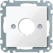 Merten - Einsatz/Abdeckung für Kommunikationstechnik Zentralplatte pws/gl 393819 für Befehlsgerät