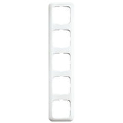 Busch-Jaeger - Abdeckrahmen Rahmen 5-fach 2515-214 aws, senk.+ waager