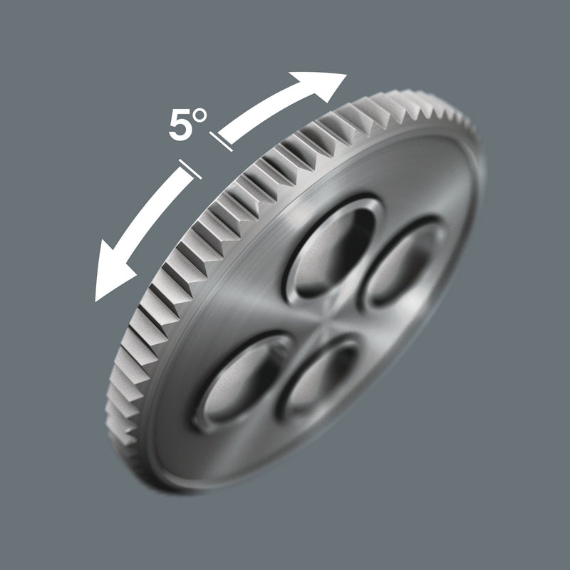 Wera - Steckschlüsselset Zyklop-Knarrensatz 8100 SA 4 1/4 Zoll (6,3mm)