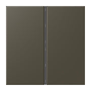 Jung - Abdeckung/Bedienelement für Installationsschalterprogramme Tastensatz 2fach LC 402 TSA 241 ombre naturelle 31