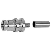 Telegärtner - Koax-Steckverbinder Einbaubuchse 100024378 Cr/Cr75 Ohm G12
