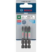 Bosch - Bit-Set PRO Pozidriv Impact Bit 2608521U57VE(3) Set PZ1 PZ2 PZ3 55