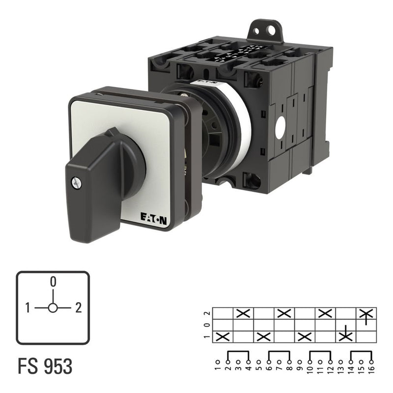 Eaton - Lastschalter Umschalter T3-4-8294/Z 3pol.+N