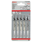 Bosch - Stichsägeblatt T 101 BR 2608630014 Clean for Wood − 10 Packung