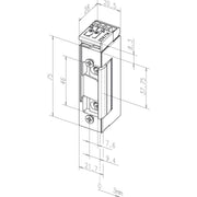 Assa Abloy effeff - Elektrischer Türöffner Elektrischer Türöffner 17RR--------F41 DIN rechts/links