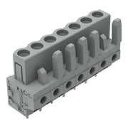 WAGO - Leiterplattensteckverbinder THT-Federleiste gerade 232-137 Rastermaß 5mm,grau − 50 Stück