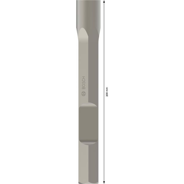 Bosch - Maschinenmeißel PRO HEX 28 Einschlaghilfe 1618609005 für Erdspieße 300 mm