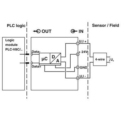 Phoenix Contact - SPS-Analoges Ein-/Ausgangs-Modul Erweiterungsmodul PLC-APT-UI-IN − 1 Stück