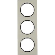 Berker - Abdeckrahmen Rahmen Eds/sw 10132204 3fach