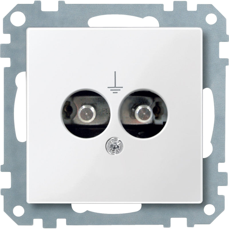 Merten - Einsatz/Abdeckung für Kommunikationstechnik Steckdosen-Einsatz pws/gl 290419 Potentialausgleich